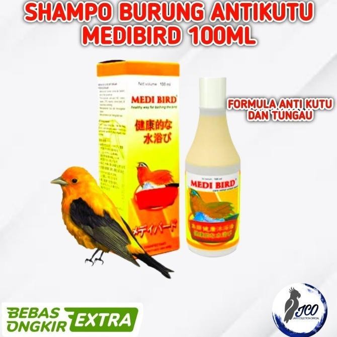 SHAMPO BURUNG MEDIBIRD 100ML SAMPO BURUNG ANTI KUTU TUNGAU MEDIBIRD