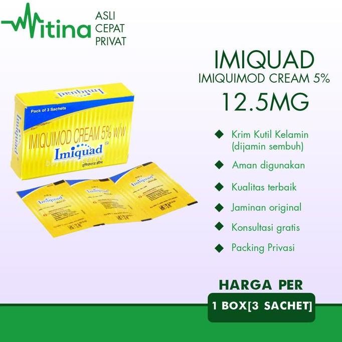 TERLARIS - Imiquimod Imiquad Krim Cream Kutil Kelamin