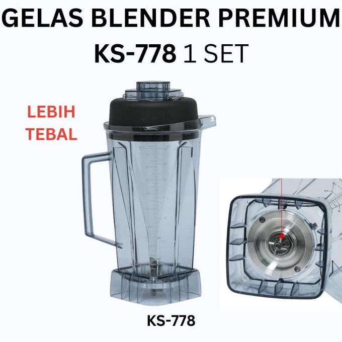 NEW Sparepart Gelas Blender untuk GETRA KS-778 KS 778 KS/778