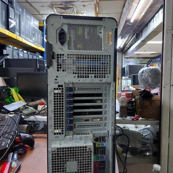 Pc Server Dell T7500 Xeon E5630 Ram 8 Gb Ssd 128 Gb Ber New Stok