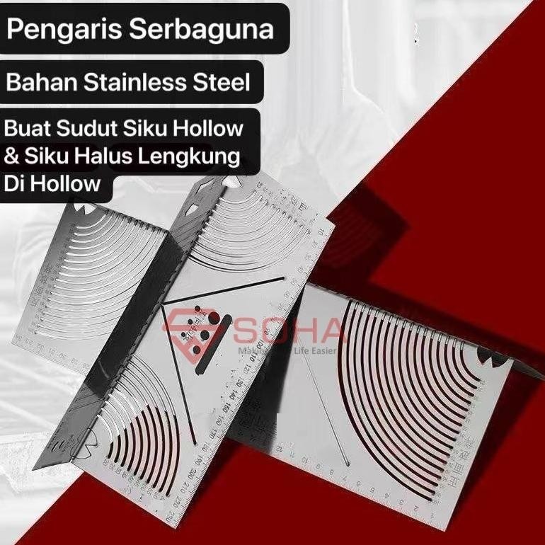 

Terlaris !!! Tk-43 Penggaris Bisa Bending Hollow Buat Siku Halus Lengkung Dan Potong Sudut Siku Dan Rapi Besi Hollow