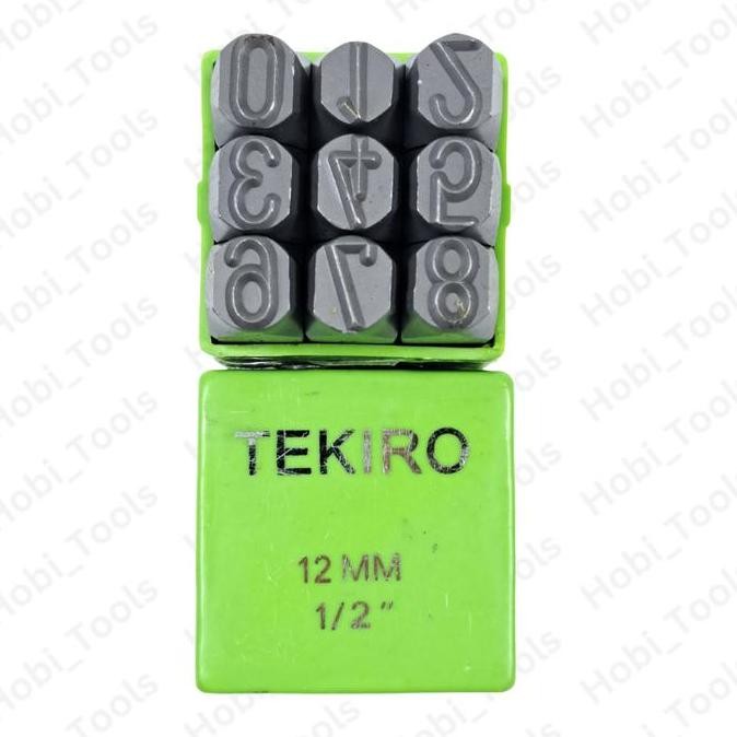 

TEKIRO ANGKA / NOMOR KETOK 12MM - NUMBER PUNCHER 12 MM