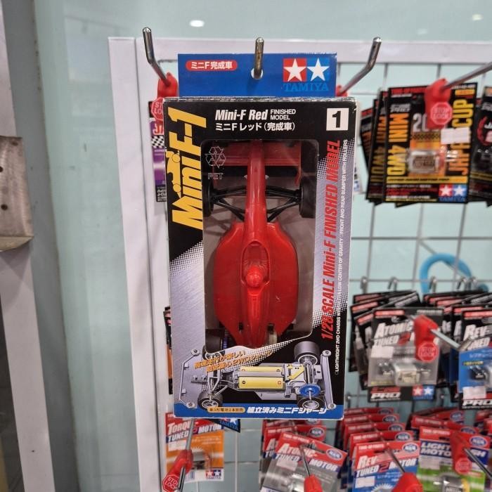 Tamiya 94586 Mini F-1 Red Finished Model (Mini F-1 Chassis) Original Dan Terpercaya