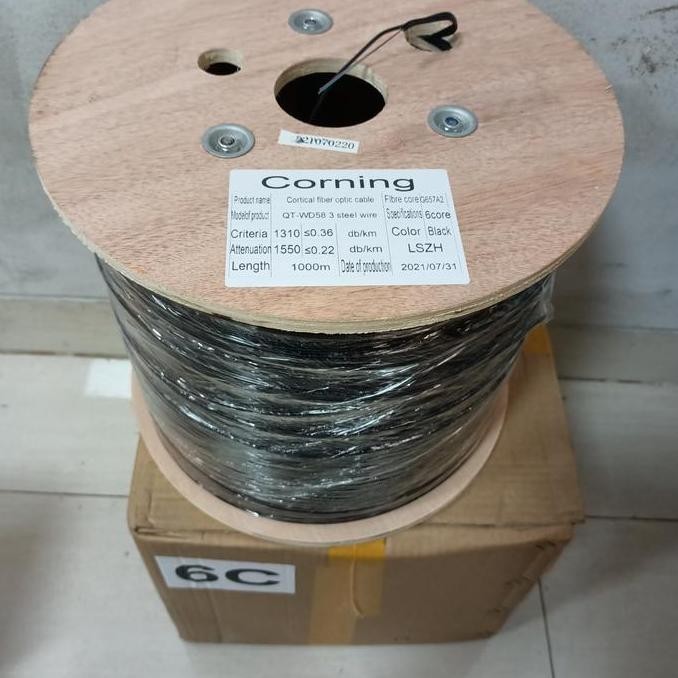 KABEL DROPCORE 6CORE 3SELING 1000METER ORIGINAL DAN TERPERCAYA