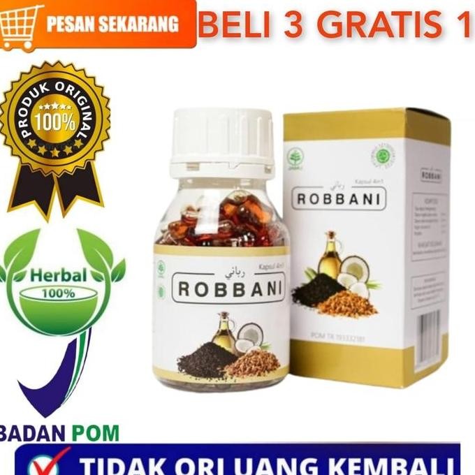 TERBARU - ROBBANI OBAT HERBAL ATASI KOLESTEROL HIPERTENSI DARAH TINGGI ASAM URAT