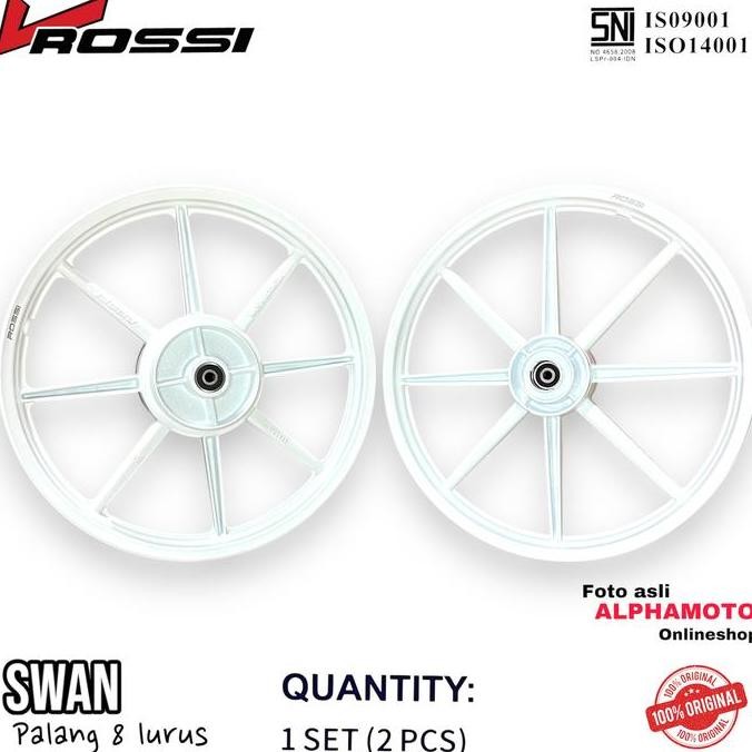 VELG ROSSI SWAN VELG MOTOR BEBEK PALANG 8 VELG JUPITER SUPRA MX VEGA