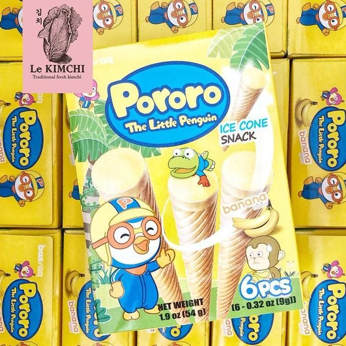 

Pororo Ice Cone Snack Banana Chocolate Yogurt Yuzu Strawberry Korea