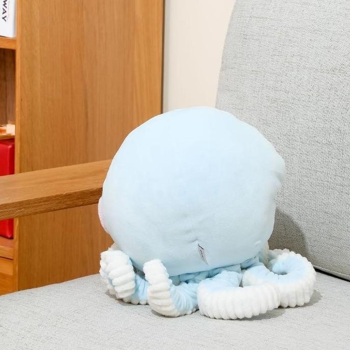 Boneka Gurita - MINISO Ocean Series 3.0 9in. Light Blue Octopus Plush WS