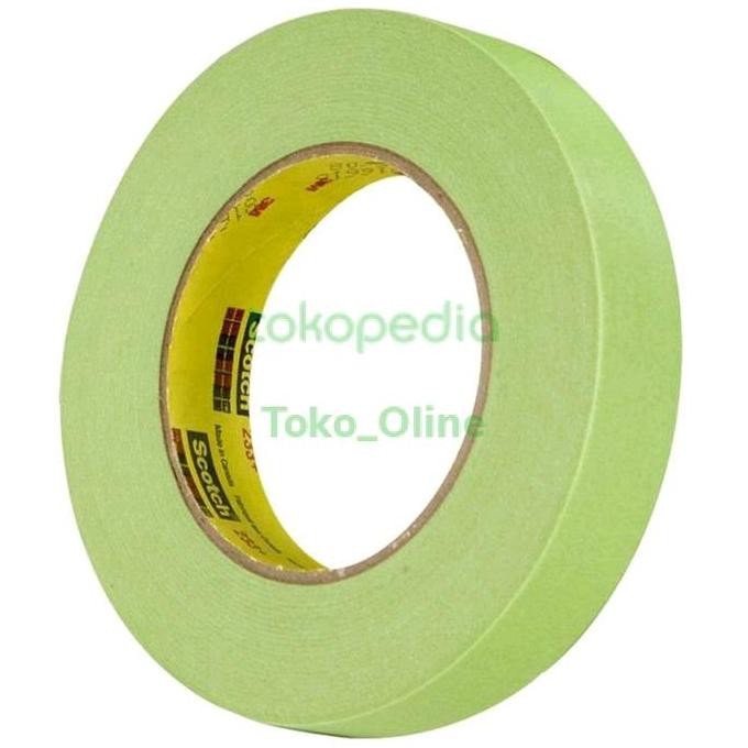 

3M 233+ Masking Tape - Performance Green Tape - Lakban Kertas Hijau TM