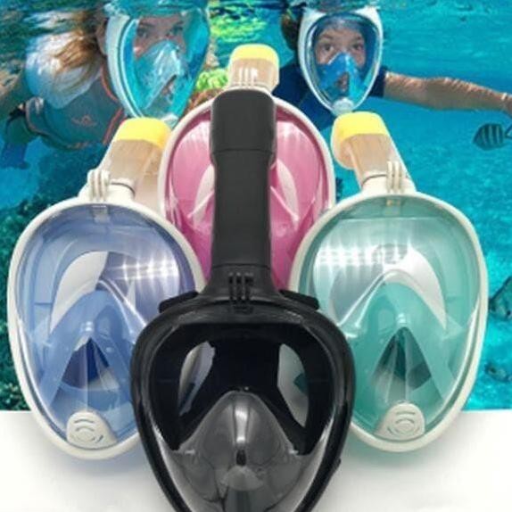 Snorkeling Full Face Snorkling Diving Mask Kacamata Renang Scuba