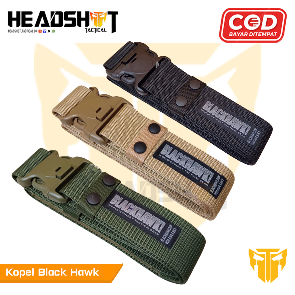 Kopel Tactical Blackhawk - Ikat Pinggang Kopel Blackhawk - Ikat Kopel Tactical - Sabuk Komando tacti