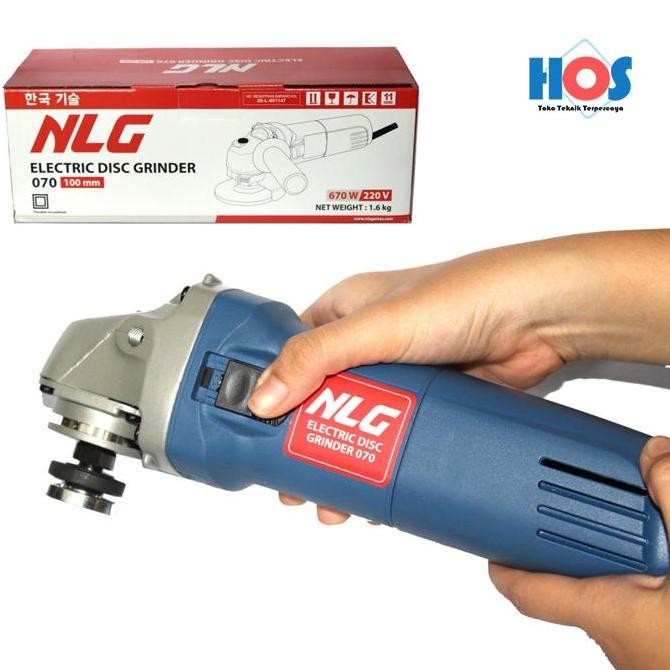 paling diminati] Mesin Gerinda Tangan NLG 070 4 Inch Angle Grinder NLG070