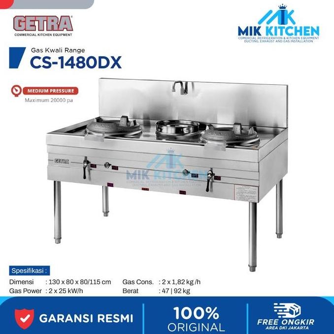 GETRA Gas Kwali Range CS-1480DX / CS 1480DX /