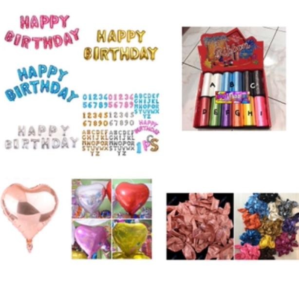 Ct_C1077 Paket Dekorasi Happy Birthday Simple Di Kamar, Bedroom Decoration, Dekor Ulang Tahun Romant