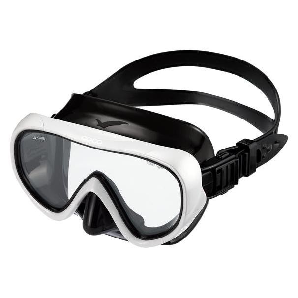 Diving Mask Gull Coco Bla Silicone White