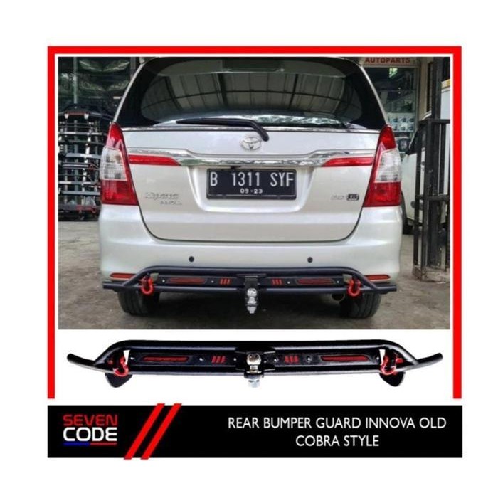 Towing Bar / Pengaman Belakang Innova Style Cobra Sevencode Original Dan Terpercaya