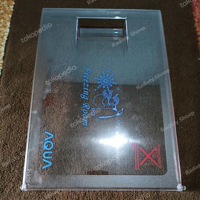 TERLARIS - Tutup freezer kulkas Aqua japan original