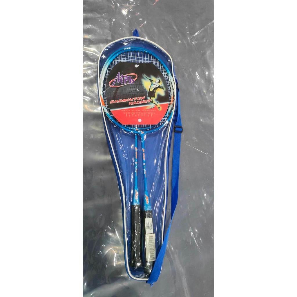 Raket Badminton Mpl Wave Blue + Tali + Tas Best Seller