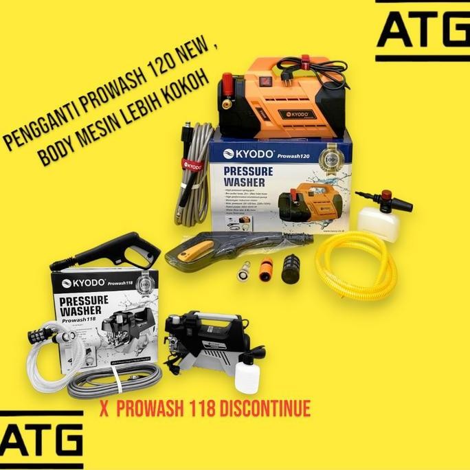 Mesin Cuci Ac Motor Mobil - Kyodo Prowash 118 / Pressure Washer Kyodo