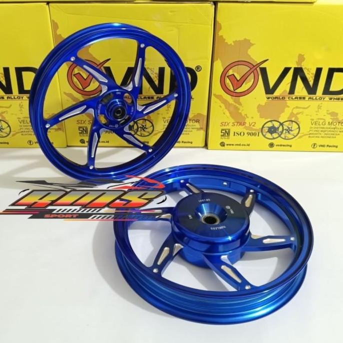 VND VELG SIX STAR V2 MIO M3 GEAR S XEON GT SC FINO 125  SOUL GT 125