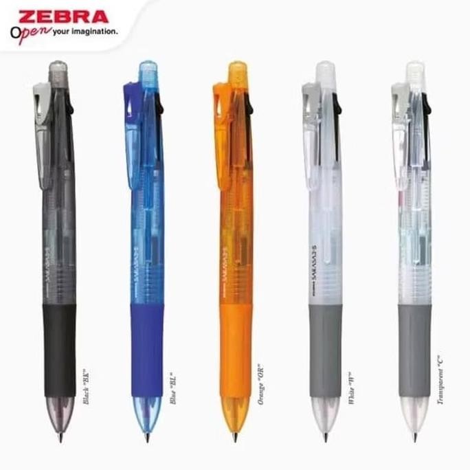 

TERLARIS! Zebra - Pulpen Zebra Sarasa 3+S Gel Pen 4in1 3 Pen Warna 1 Pensil