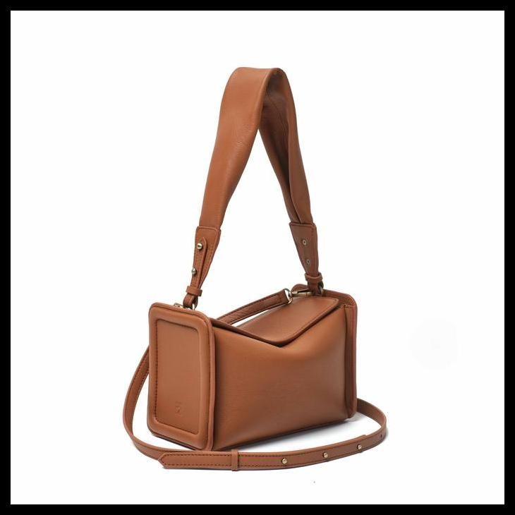 Purotti Marlyn Boxy Bag Genuine Leather Terlaris