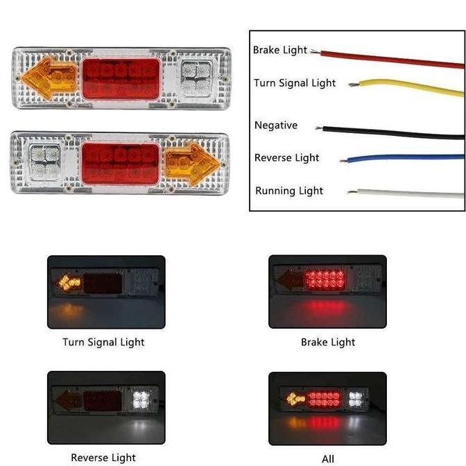 Lampu Stoplamp Pickup 12 Volt L300 Apv Grandmax Carry Dll Lampu Indikator Mundur Belakang Mobil Box 