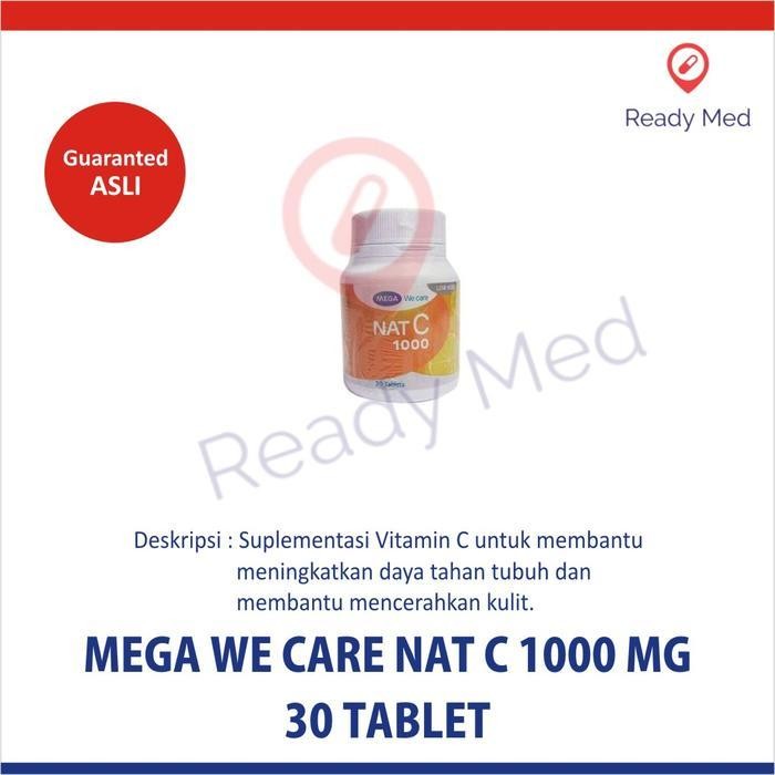 Mega We Care Nat C 1000 Mg Isi 30 Original Dan Terpercaya