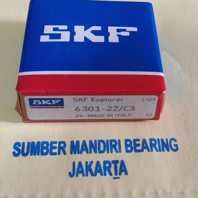 Bearing 6301 2Z C3 / ZZ C3 SKF