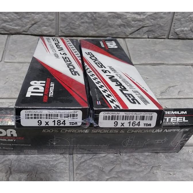 JARI-JARI TDR RX KING WARNA CROUM KHUSUS RING VELG 18 UKURAN 164/184