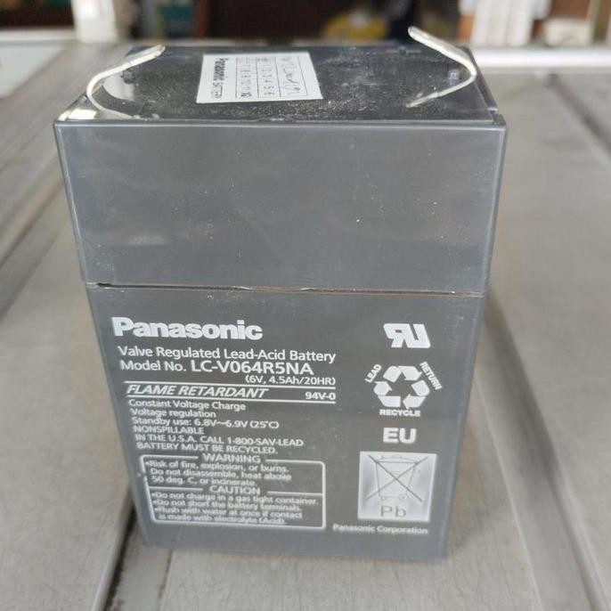 HARGA DISC - Baterai accu aki kering Panasonic 6 v buat timbangan digital ori