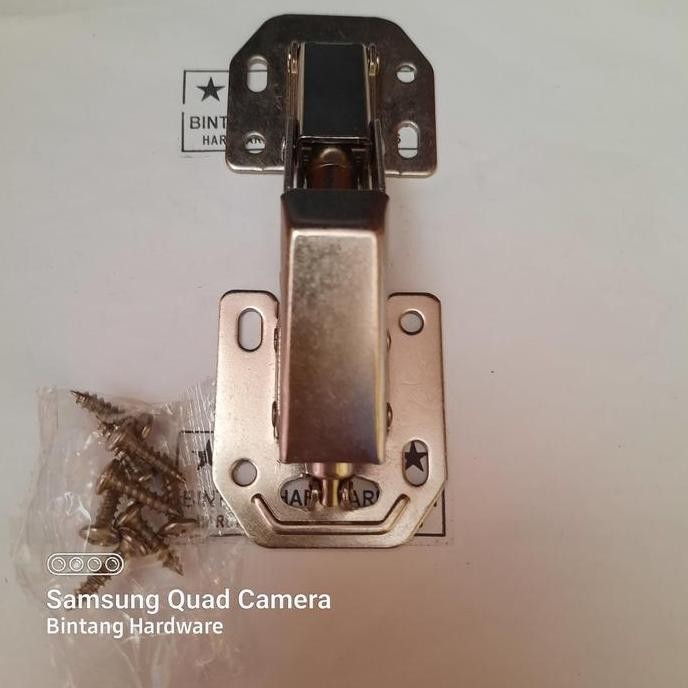 Engsel kodok Slow Motion Soft Close Menarik Menutup Pintu Perlahan