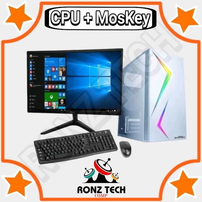 Komputer Full Set Cocok Untuk Office | Intell Core I3 / Amd A4 Ssd Hdd New Stok