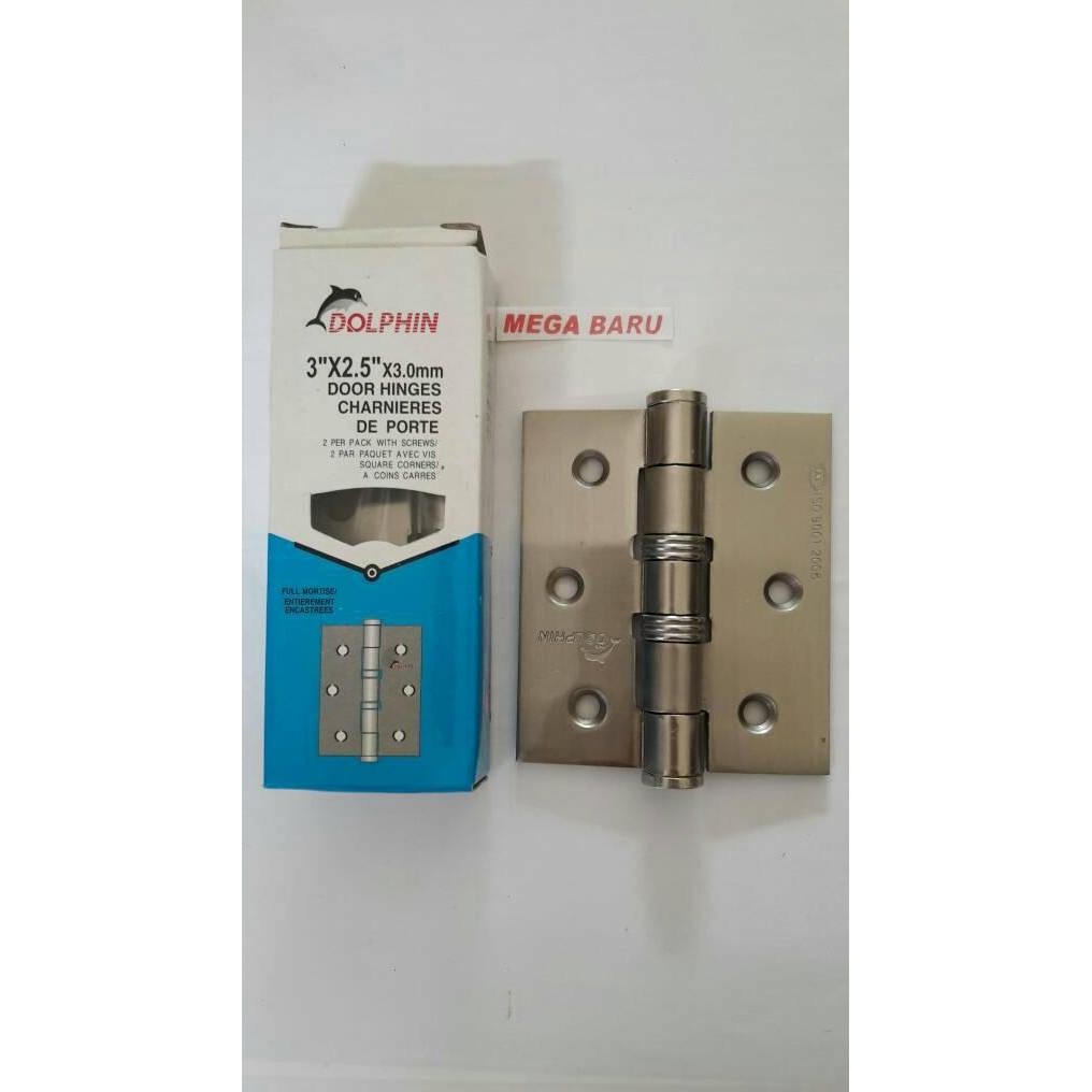 Engsel Jendela 3" Dolphin ASLI (TEBAL)