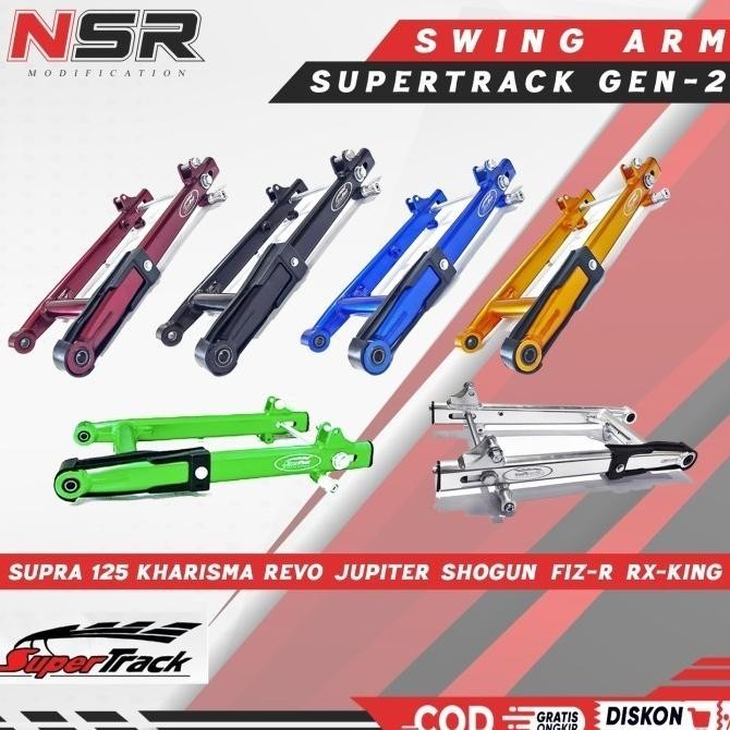 SWING arm Sasis Supertrack Gen2 Supra/Legenda/Grand  Allumunium Alloy