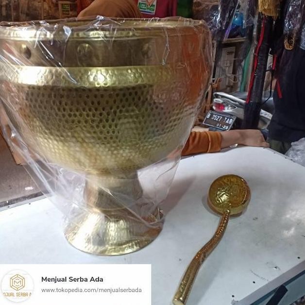 BEBAS ONGKIR - Gentong siraman bahan kuningan adat jawa
