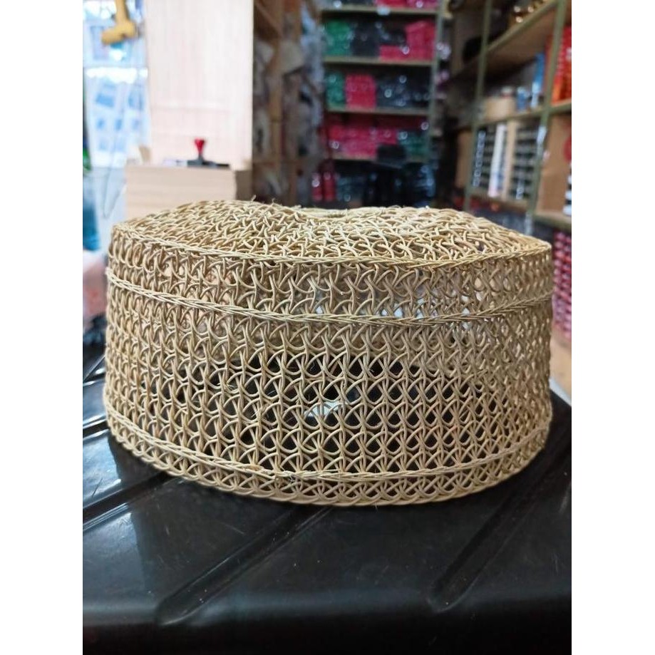 baru  Peci Rotan Kalimantan / Peci Rotan / Peci Akar Rotan /Kopiah / songko