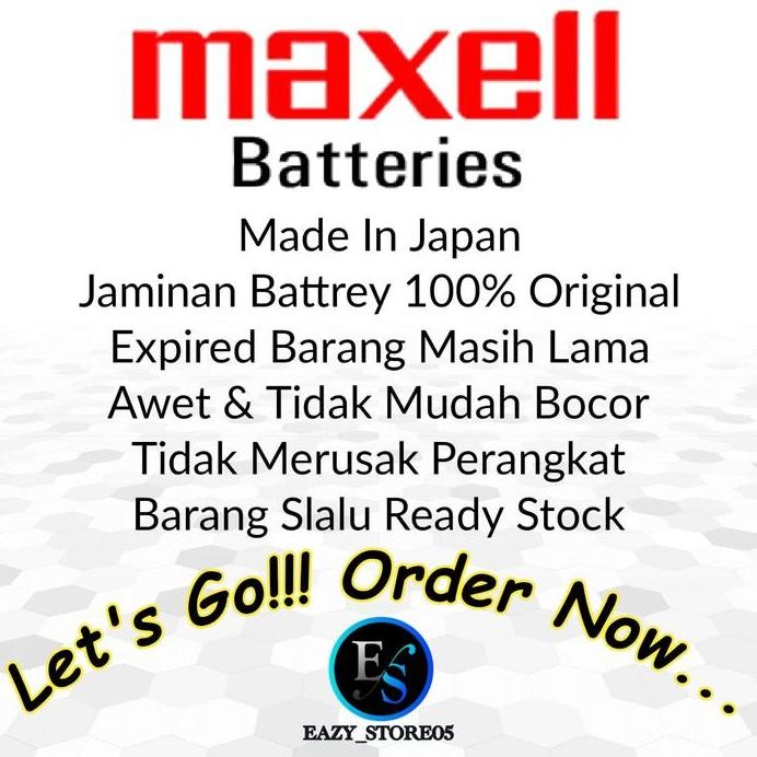 Baterai SR621SW Original Maxell Silver Oxide Batre SR621 364 SR621SW Maxell Lembaran murah