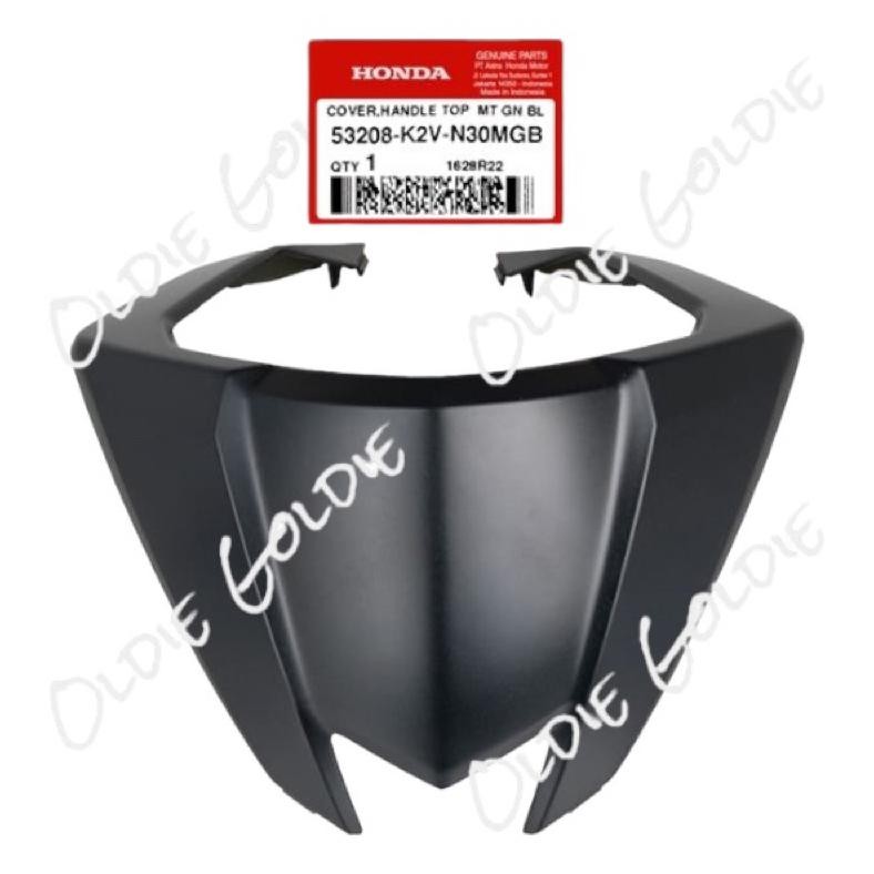 532-K2V-N30MGB Cover Handle Top Visor Vario 125 LED K2V Hitam Dof