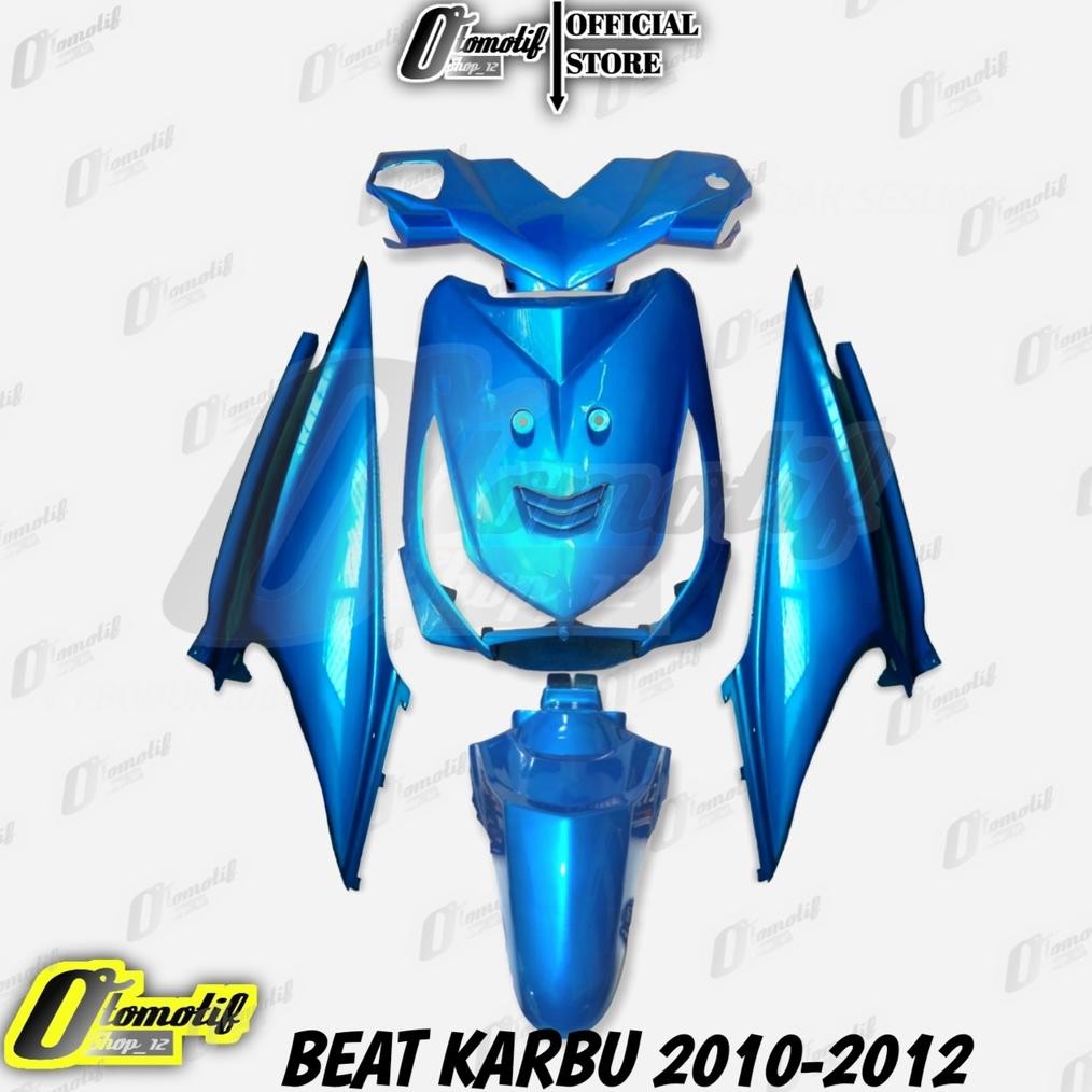 Cover Body Halus Honda Beat Karbu rna Biru Muda Glossy Full Body Halus Honda Beat Karbu Biru Muda 20