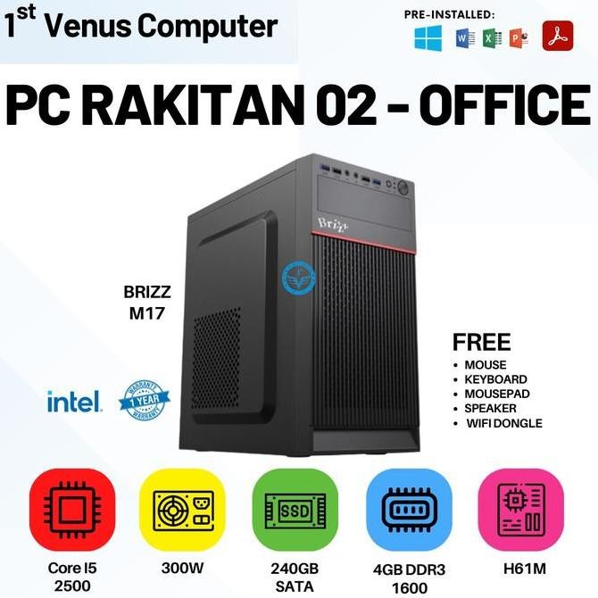 Pc Rakitan Office 02 / Paket Pc Rakitan Office / Rakitan Pc Office New Stok