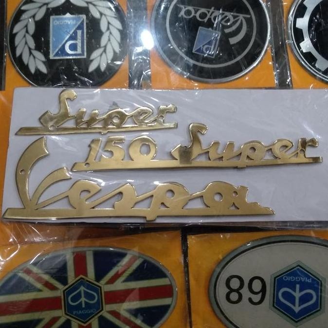 emblem vespa SUPER Latin gold