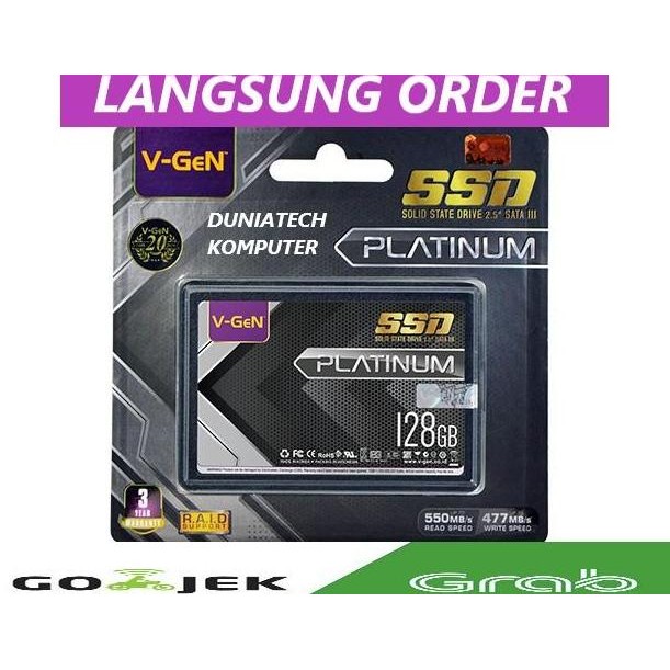 TERMURAH - SSD 128GB V-GeN SATA 3 | SSD Laptop Komputer VGeN 128 GB SATA III