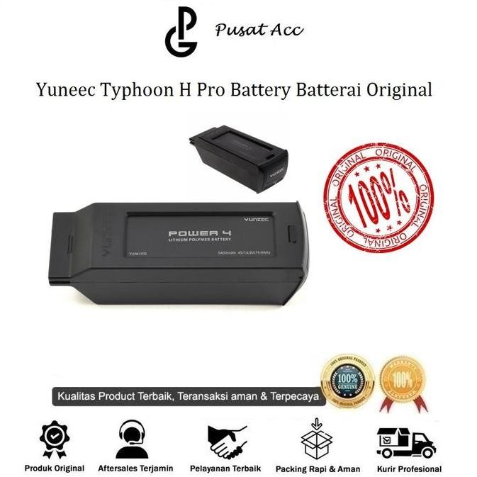 BEBAS ONGKIR - Yuneec Typhoon H Pro Battery - Batterai - Batre