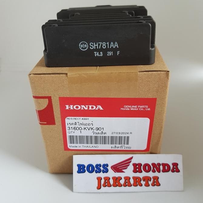 SPAREPART CBR : 31600-KVK-901 KIPROK / RECTIFIER ASSY REGULATOR  CBR 150 FI (2011-2013) , CBR 250 R 