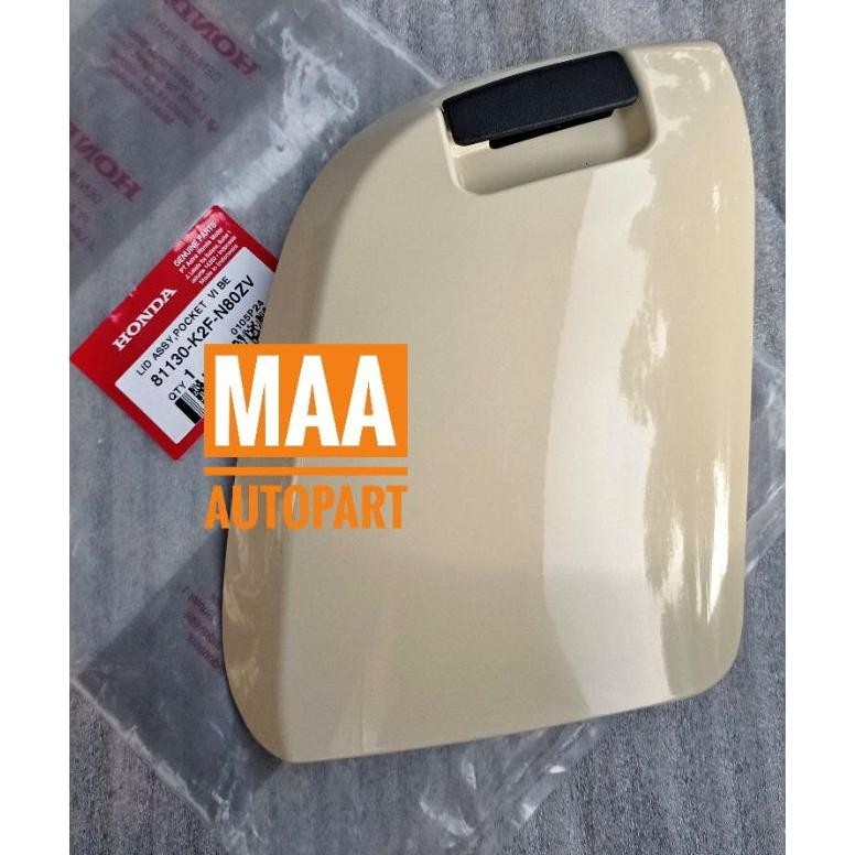 Lid Assy Pocket Tutup Kantong Bagasi Laci Kiri Charge Scoopy K2F 2023 Biru Doff 81130K2FN80ZJ Putih 