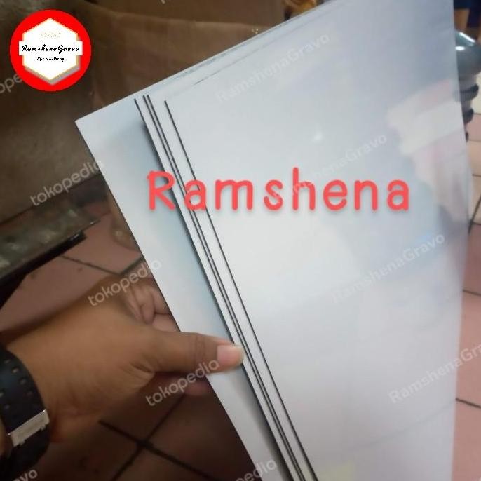 

READY Gravoplay bahan papan panel / nametag / name plate/60x120cm tbal 1.5mm NEW