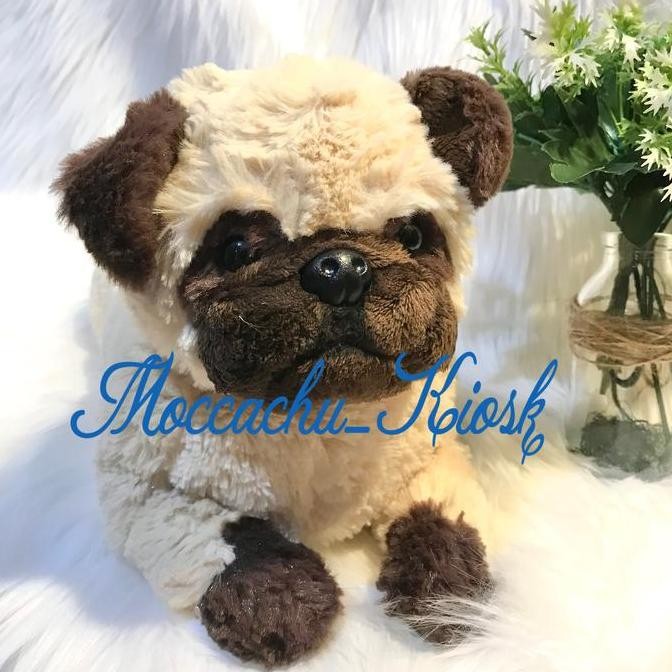 NEW Sunlemon Plush Doll Hiza Wanko Pug / boneka anjing pug READY