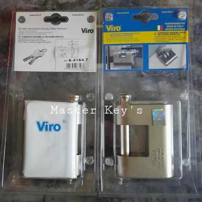 Gembok Viro Panzer 87Mm Monolith 4154 Computer Key