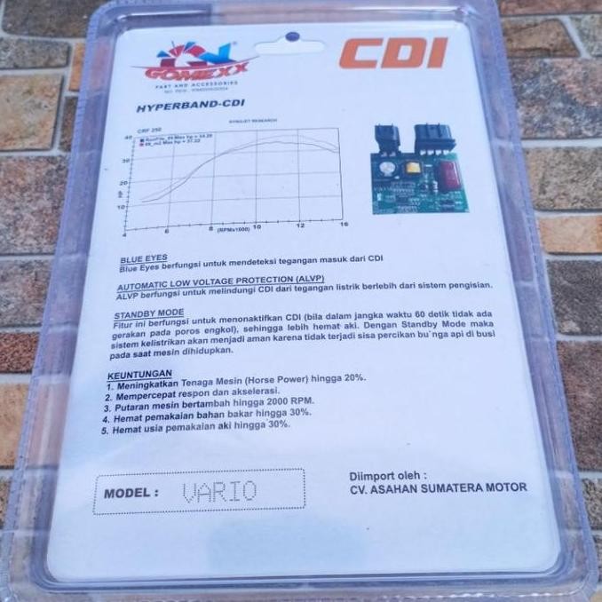 ready CDI RACING GOMEXX VARIO 110 VARIO 125 HYPERBAND motor